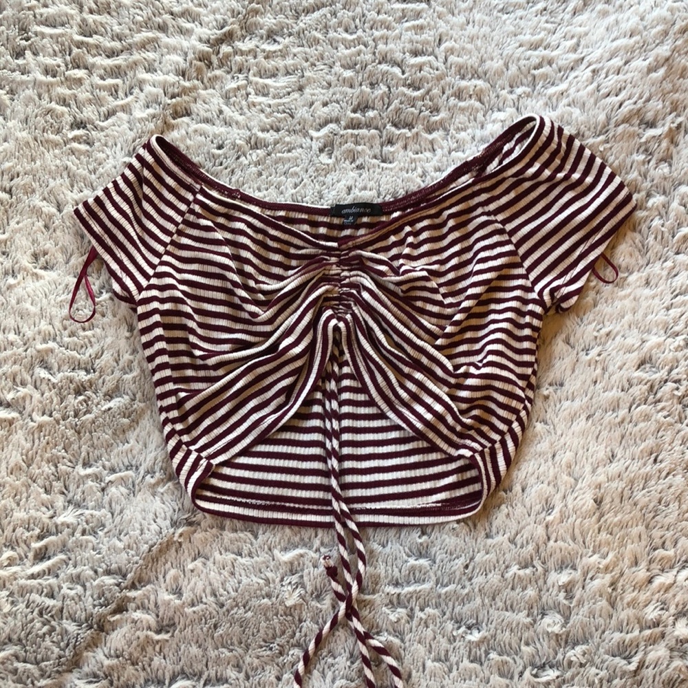 Striped Crop Top